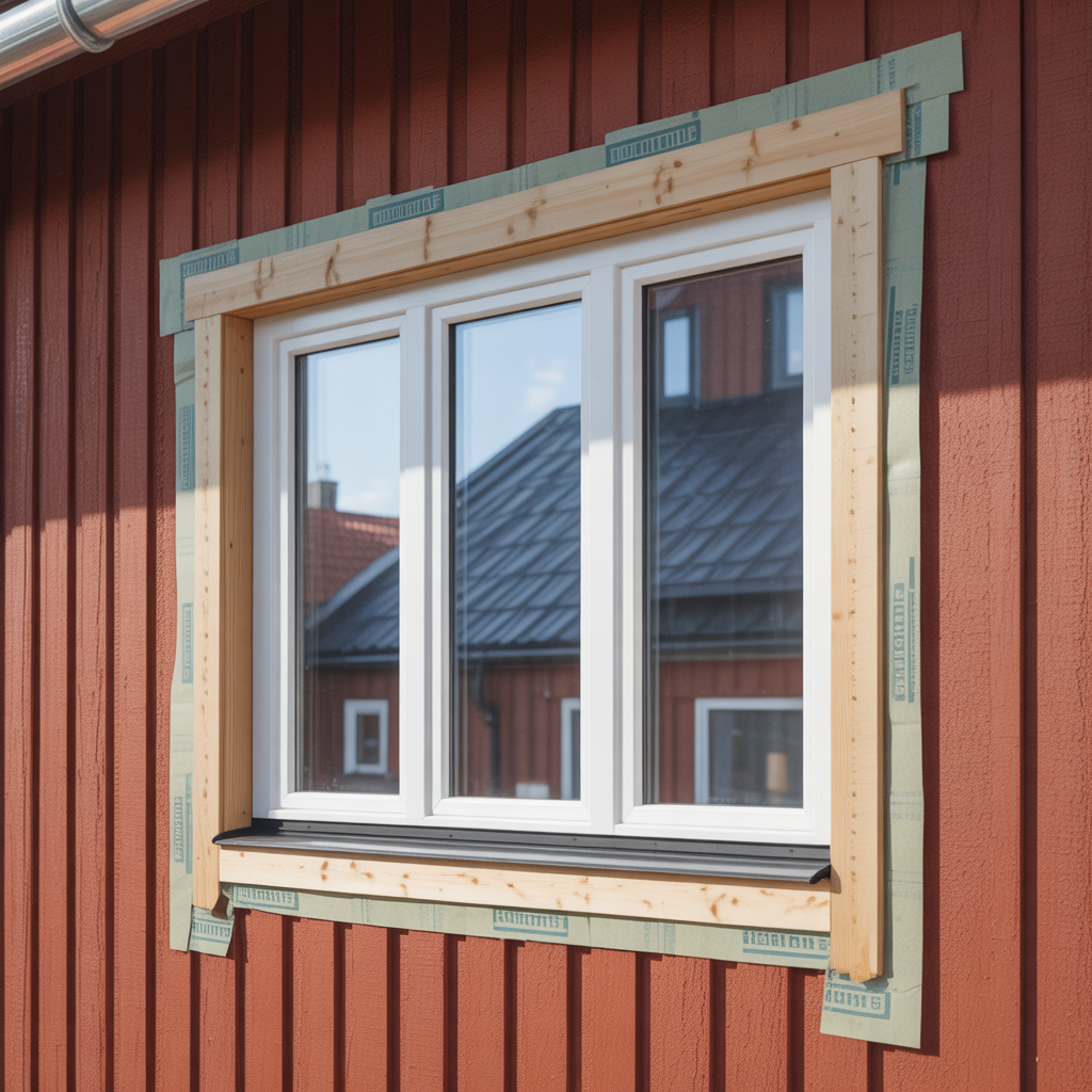 montera fonster i traregelvagg guide till drevning och karm